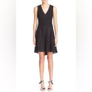 Diane Von Furstenberg Fiorenza Sleeveless Lace A-Line Dress Sz 0